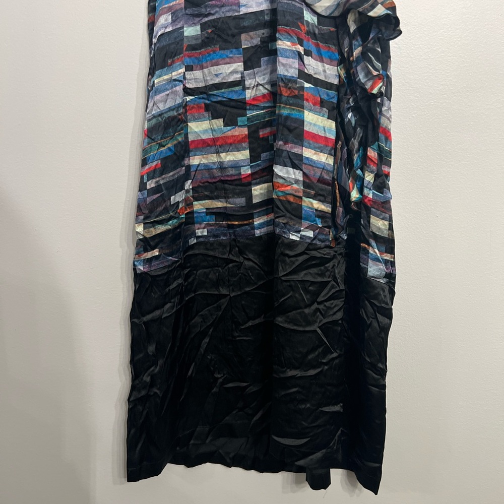 Robert Graham LORENZA Dress Women Size‎ 10 Beaded Collar 100% SILK - Picture 2 of 9